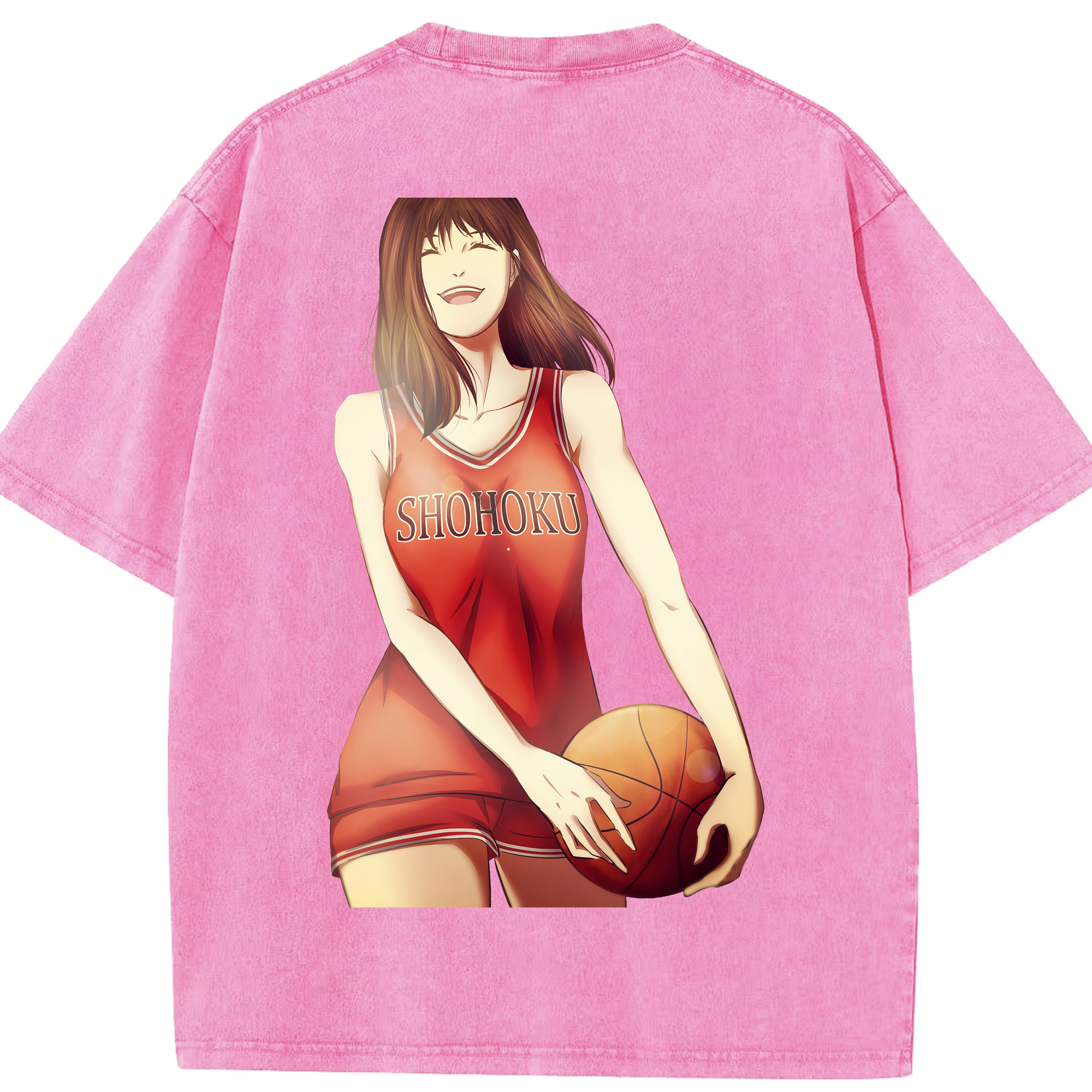 （画像用） SLAM DUNK／スラムダンク 綿100% ヴィンテージ風 半袖Tシャツ（背面プリント）